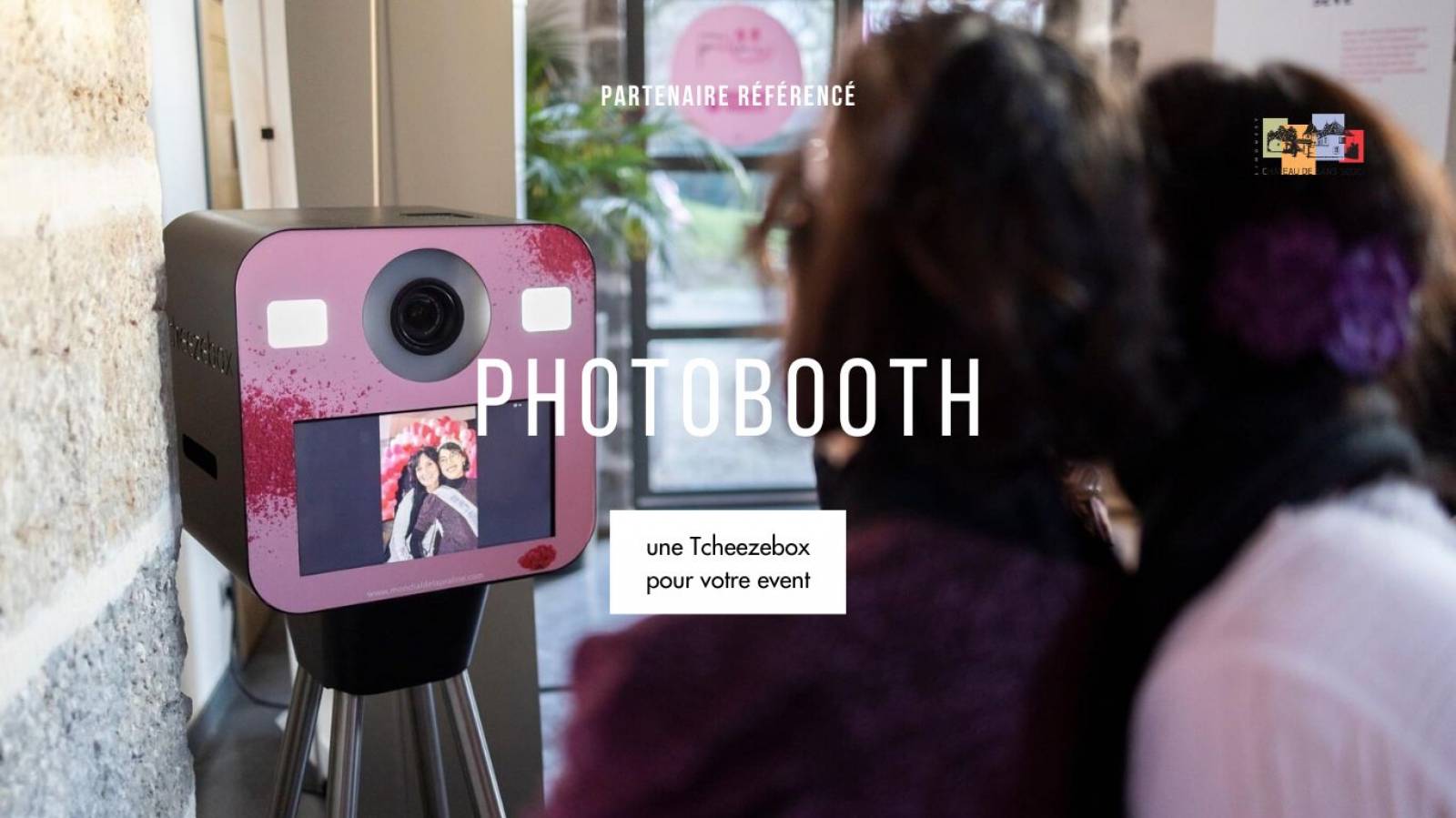 Tcheezebox photobooth Chateau Sans Souci Lyon Limonest techlid