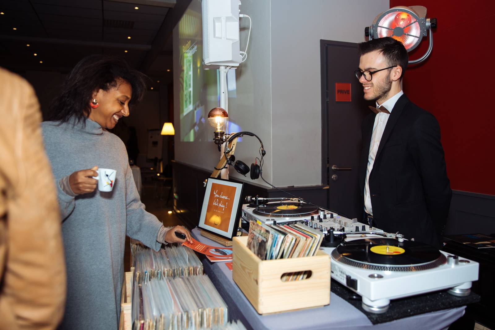 Bar à disque Soirée évènement