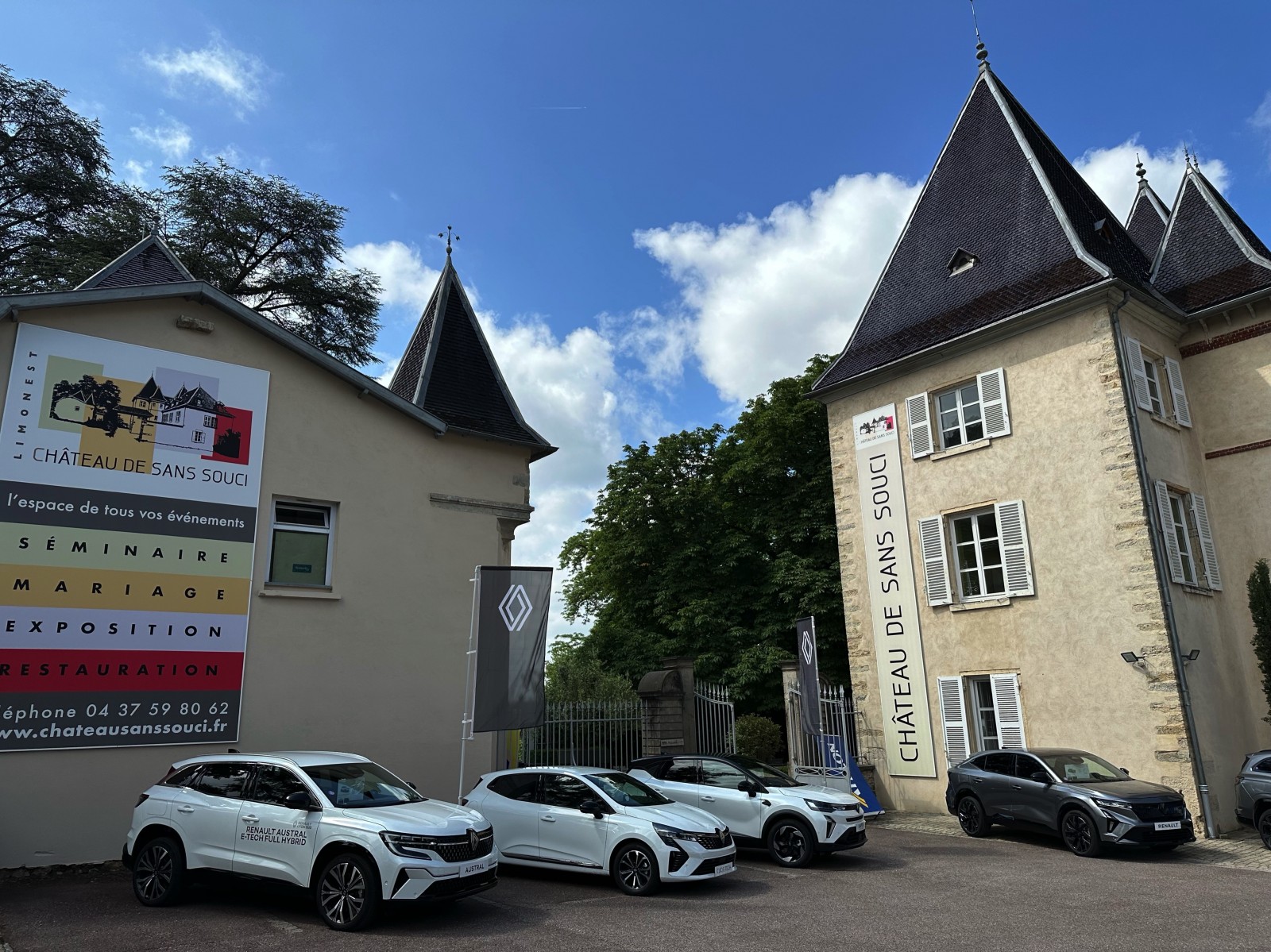 CHATEAU DE SANS SOUCI: THE UNIQUE VENUE FOR ALL YOUR EVENTS!
