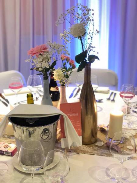 décoration personnalisée de table