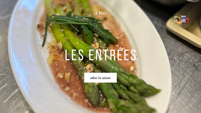 Les entrées Château Sans Souci Limonest Lyon Restaurant le Grill