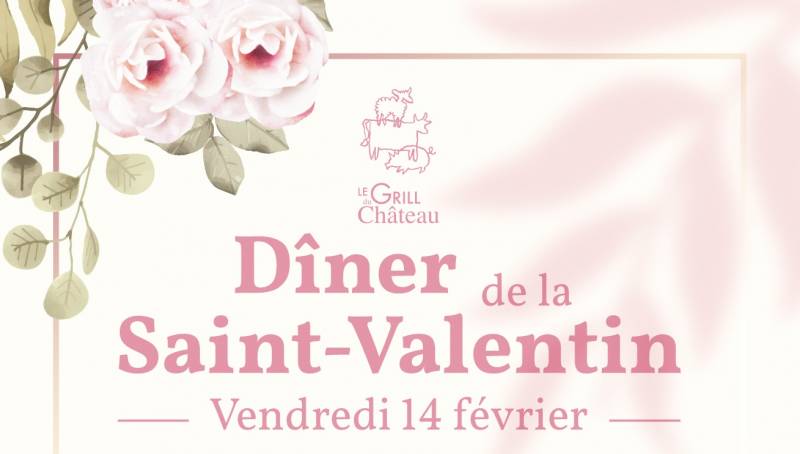 Le Grill du Château fête la Saint Valentin !