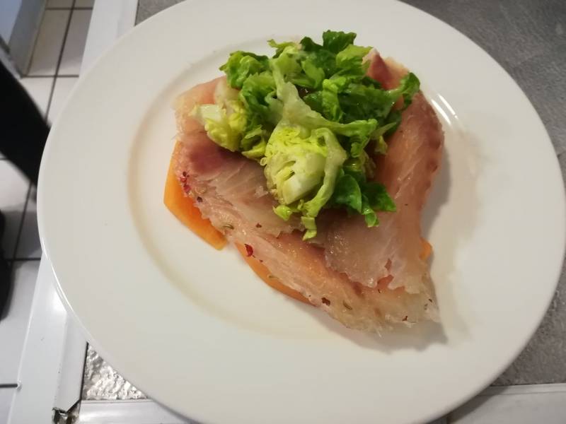 Melon et lieu noir mariné