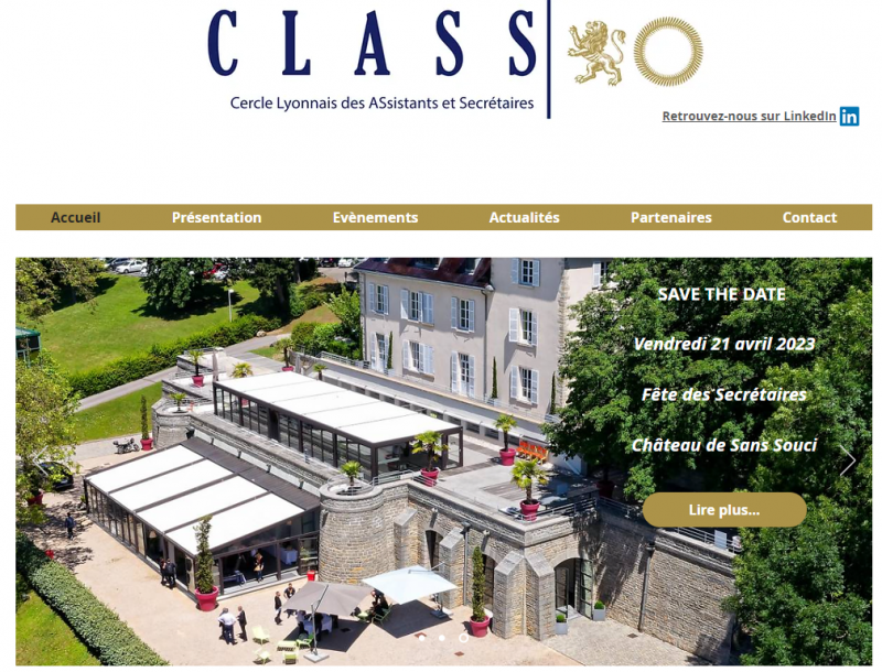 Soirée des secrétaires au château de Sans Souci