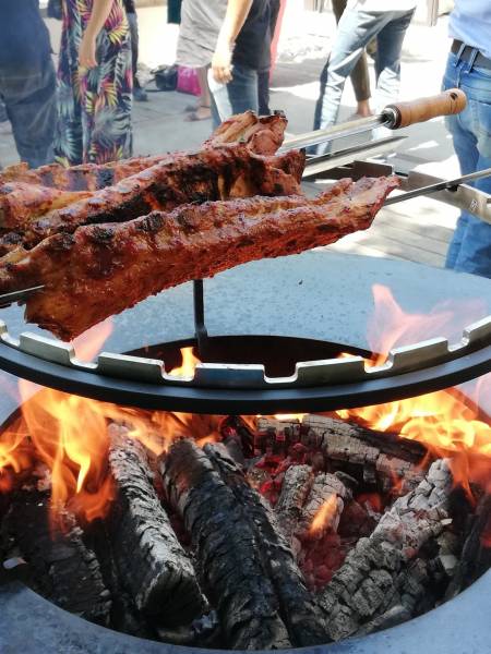 Brasero au Château de Sans Souci