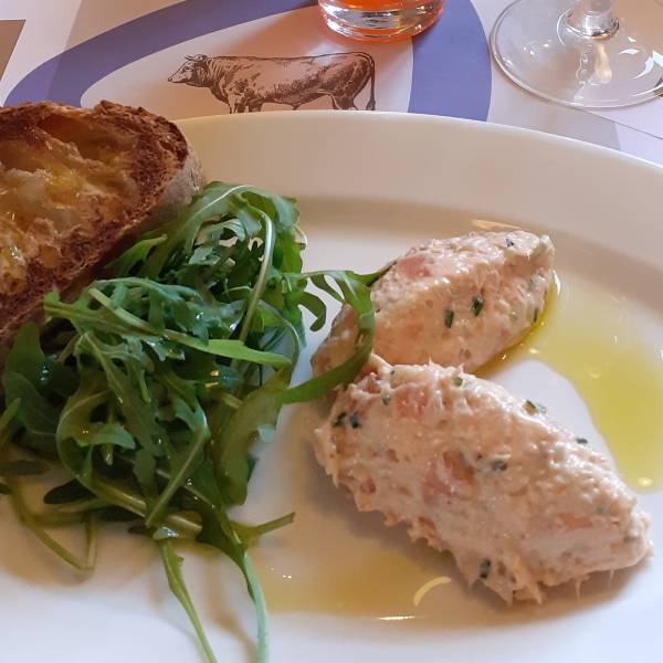 Rillette maison aux deux saumons
