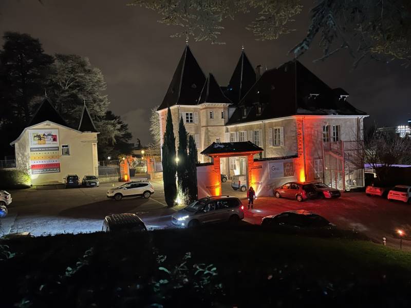 Le château illuminé