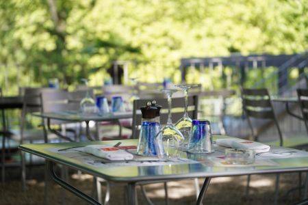 Terrasse du Grill du château de Sans SouciLimonest