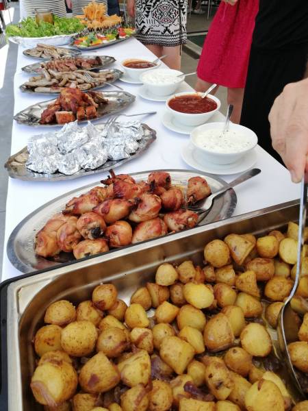 Barbecue au Château de Sans Souci