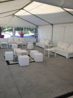 Espace Lounge  pour Garden Party au Château de Sans Souci à Limonest