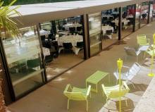 Déjeuner d'entreprise en terrasse